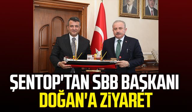 Mustafa Şentop'tan SBB Başkanı Halit Doğan'a ziyaret