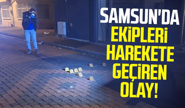 Samsun Bafra'da ekipleri harekete geçiren olay!