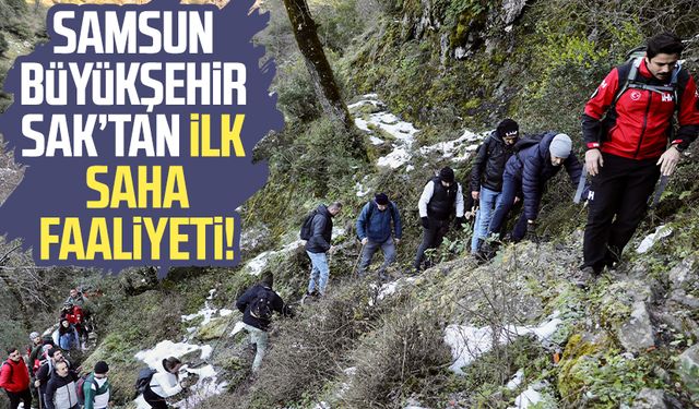 Samsun Büyükşehir SAK’tan ilk saha faaliyeti