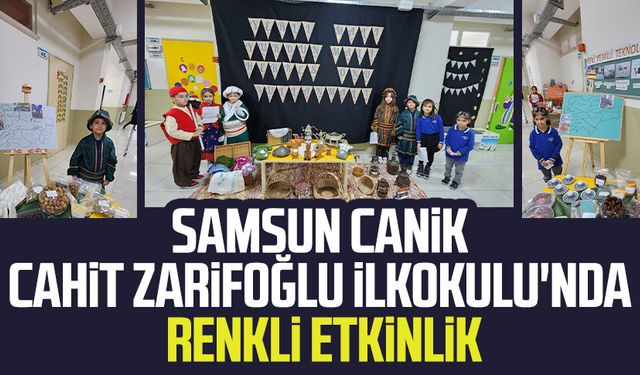 Samsun Canik Cahit Zarifoğlu İlkokulu'nda renkli etkinlik