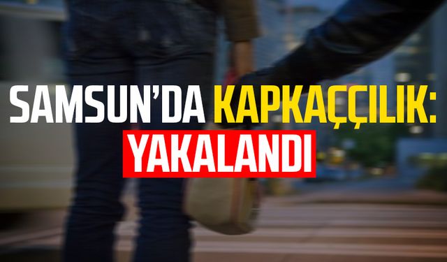 Samsun Canik'te kapkaççılık: Yakalandı