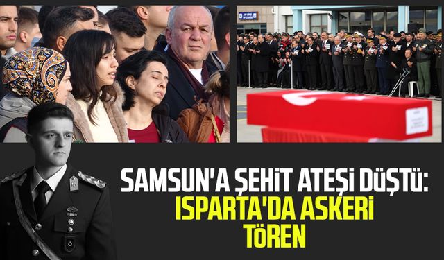 Samsun'a şehit ateşi düştü: Tunahan Dağlı ve 5 şehit için tören