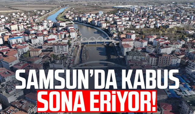 Terme Çayı'nda sel ve taşkın kabusu sona eriyor