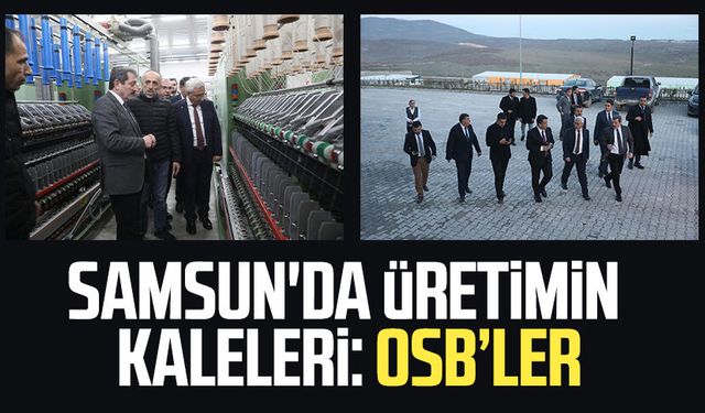 Samsun'da üretimin kaleleri: OSB’ler