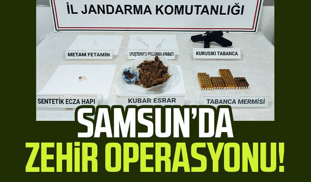 Samsun Çarşamba'da zehir operasyonu!