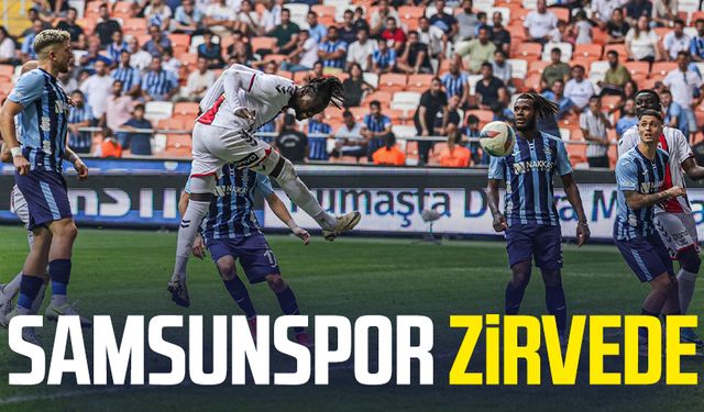 Samsunspor o veride zirvede!