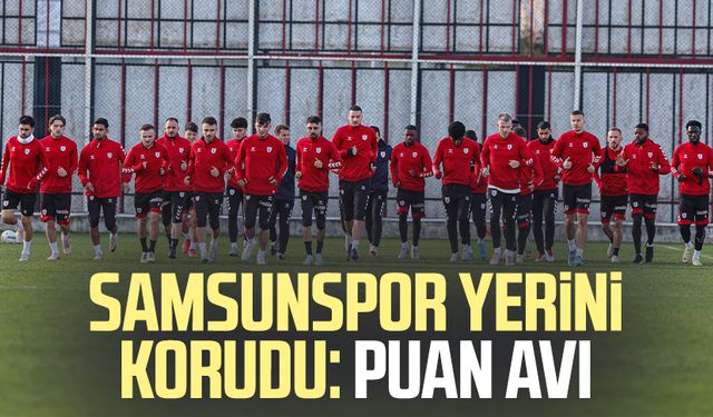 Samsunspor yerini korudu: Puan avı