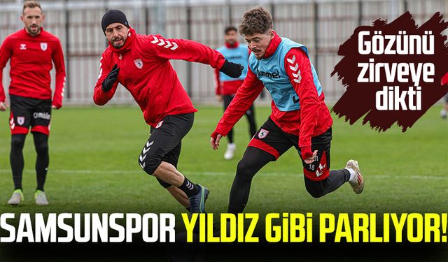 Samsunspor yıldız gibi parlıyor! Gözünü zirveye dikti