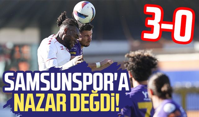 Samsunspor'a nazar değdi! Eyüpspor'a üzen yenilgi