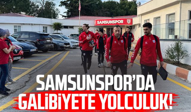 Samsunspor, Eyüpspor maçı için yola çıktı