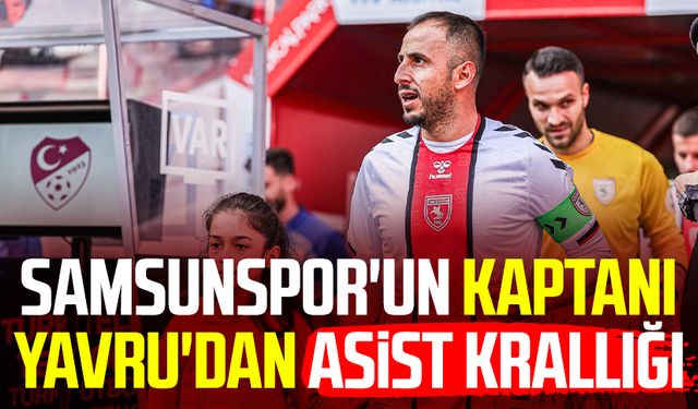 Samsunspor'un kaptanı Zeki Yavru'dan asist krallığı