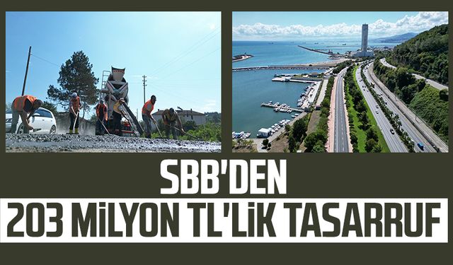 Samsun Büyükşehir Belediyesi'nden 203 milyon TL'lik tasarruf