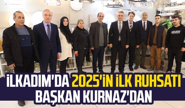 İlkadım'da 2025'in ilk ruhsatı Başkan İhsan Kurnaz'dan