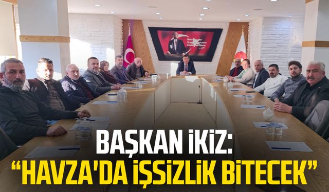 Başkan Murat İkiz: "Havza'da işsizlik bitecek"