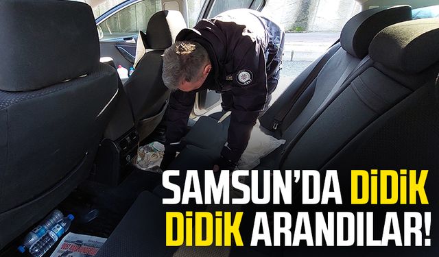 Samsun Kadıköy Mahallesi'nde didik didik arandılar!