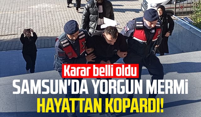 Samsun'da yorgun mermi Raif Öntürk'ü hayattan kopardı! Karar belli oldu