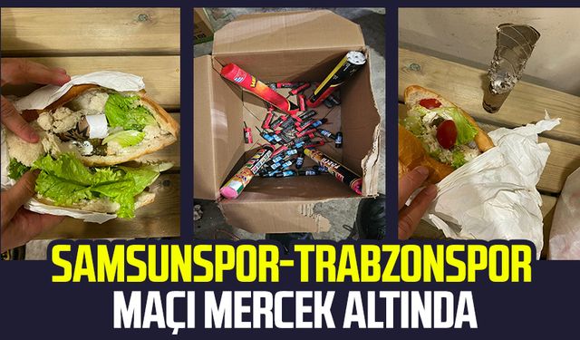 Samsunspor-Trabzonspor maçı mercek altında: Misafir takım taraftarının girişimini polis engelledi