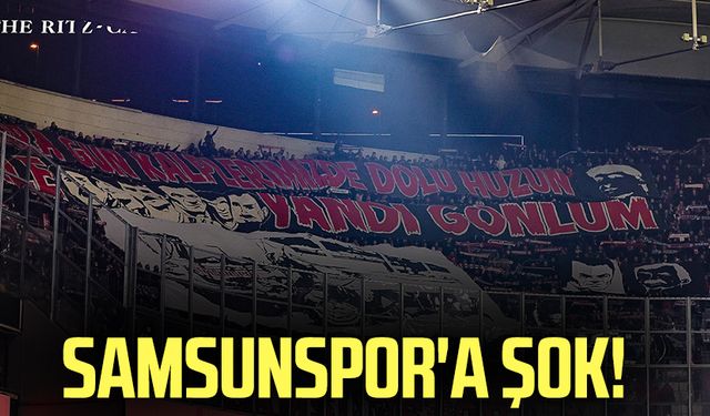 Samsunspor'a şok: PFDK'ya sevk edildi