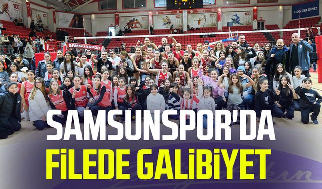 Samsunspor'da filede galibiyet