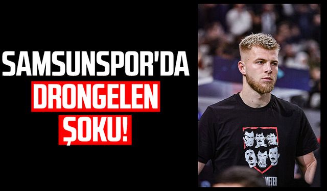 Samsunspor'da Rick van Drongelen şoku!