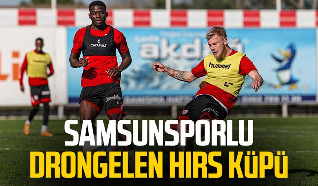 Samsunsporlu Drongelen hırs küpü
