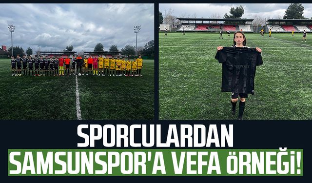 Sporculardan Samsunspor'a vefa örneği!