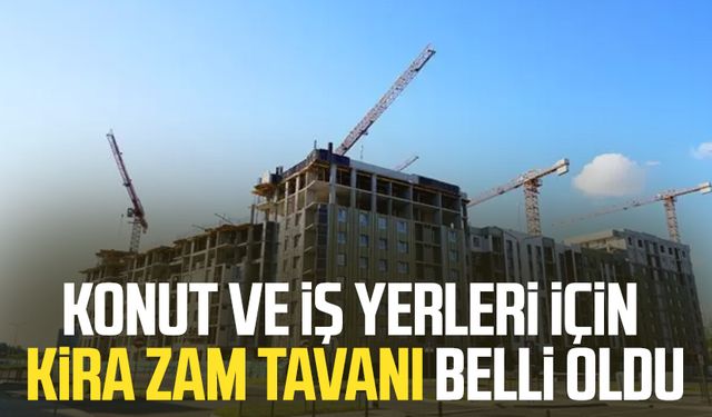 Konut ve iş yerleri için kira zam tavanı belli oldu