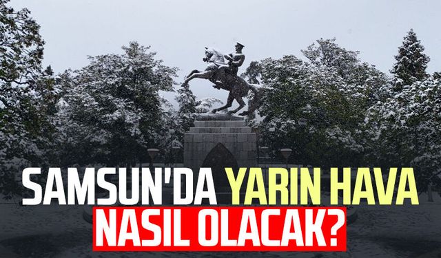 Samsun'da yarın hava nasıl olacak? 2 Ocak Cuma