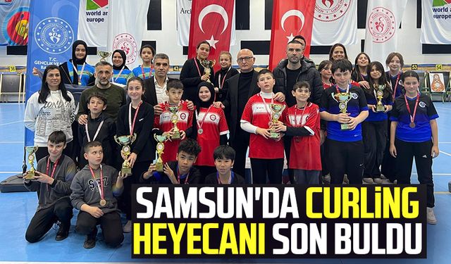 Samsun'da curling heyecanı son buldu