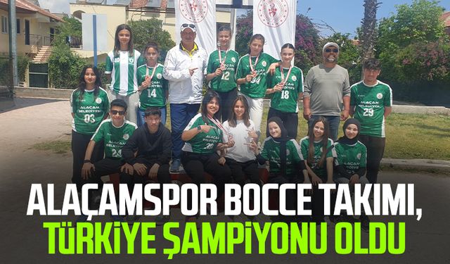 Alaçamspor Bocce Takımı, Türkiye şampiyonu oldu