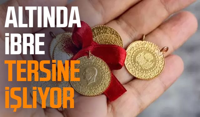 Altında ibre tersine işliyor