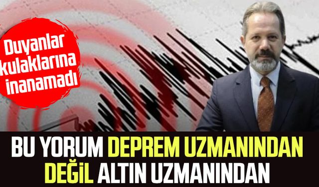 Uzman isimden ortalığı karıştıracak deprem açıklaması! Flaş iddia