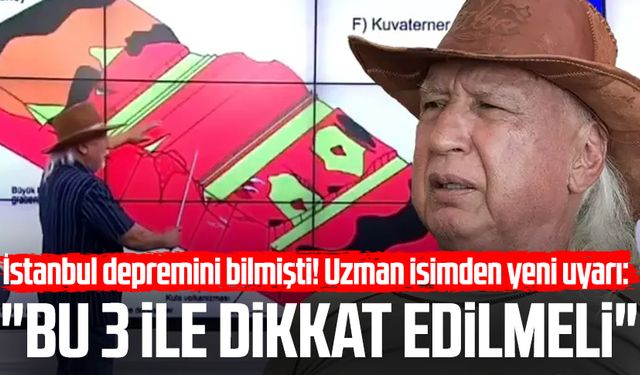 İstanbul depremini bilen Şener Üşümezsoy'dan yeni uyarı