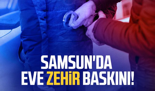 Samsun Çarşamba'da eve zehir baskını!