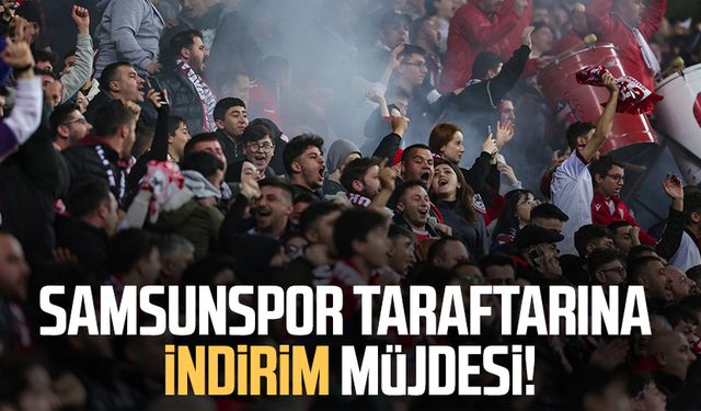 Samsunspor taraftarına Eyüpspor maç bileti indirim müjdesi