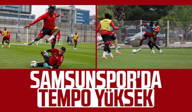 Samsunspor'da tempo yüksek: Rakip Eyüpspor