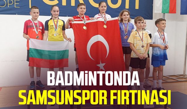 Badmintonda Samsunspor fırtınası!