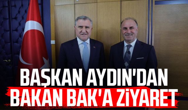 TASKK Genel Başkanı ve Samsun ASKF Başkanı Şener Aydın'dan Bakan Osman Aşkın Bak'a ziyaret