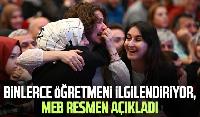 Binlerce öğretmeni ilgilendiriyor, MEB resmen açıkladı
