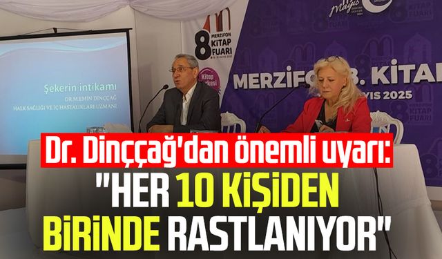 Dr. Emin Dinççağ'dan önemli uyarı: "Her 10 kişiden birinde rastlanıyor"