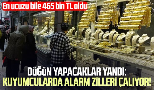 Düğün yapacaklar yandı: Kuyumcularda alarm zilleri çalıyor!