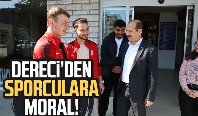 Müdür Feyzullah Dereci'den Samsun'u temsil edecek sporculara moral