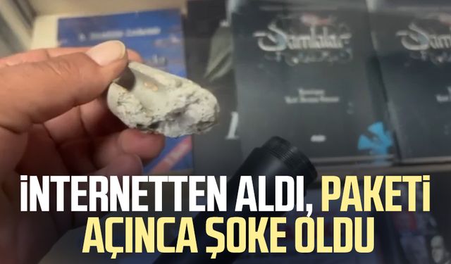 İnternetten aldı, paketi açınca şoke oldu