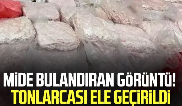 Mide bulandıran görüntü! Tonlarcası ele geçirildi
