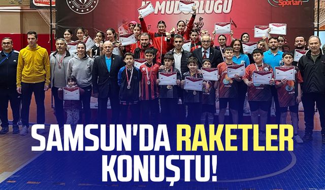 Samsun'da raketler konuştu! Derece için ter döktüler
