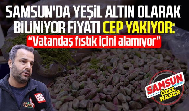 Samsun'da yeşil altın olarak biliniyor fiyatı cep yakıyor
