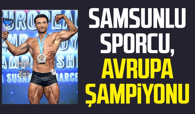 Samsunlu sporcu Sinan Baba, Avrupa şampiyonu