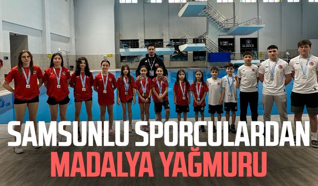 Samsunlu sporculardan madalya yağmuru