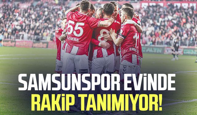Samsunspor evinde rakip tanımıyor!