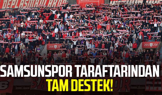 Samsunspor'da taraftar desteği 3 puanı getirdi!